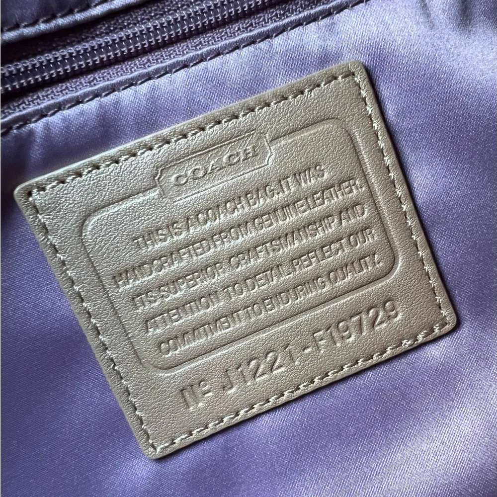 Coach East West Convertible strap Leather Shoulder bag